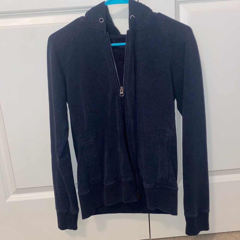 Navy blue lulu lemon zip up jacket